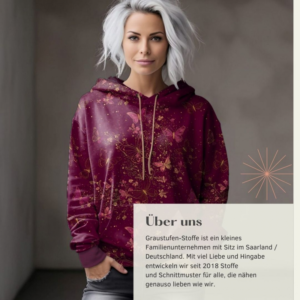 Summer Bird - Eigenproduktion von Graustufen-Stoffe